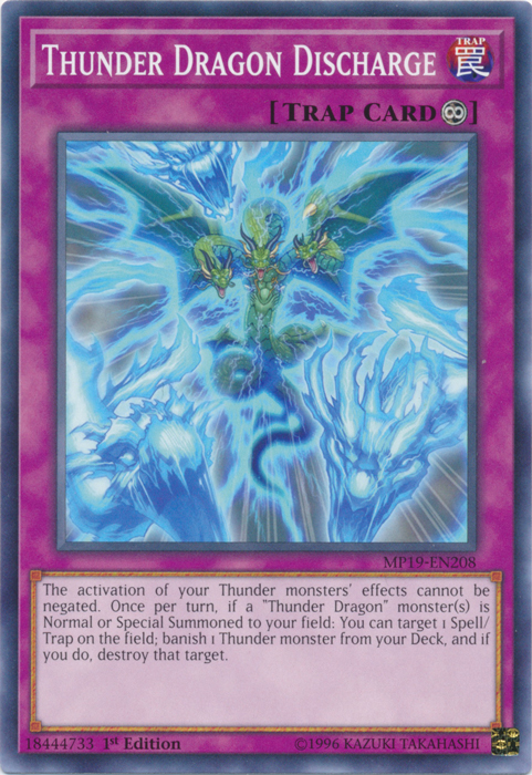 Thunder Dragon Discharge [MP19-EN208] Common | GnG Games