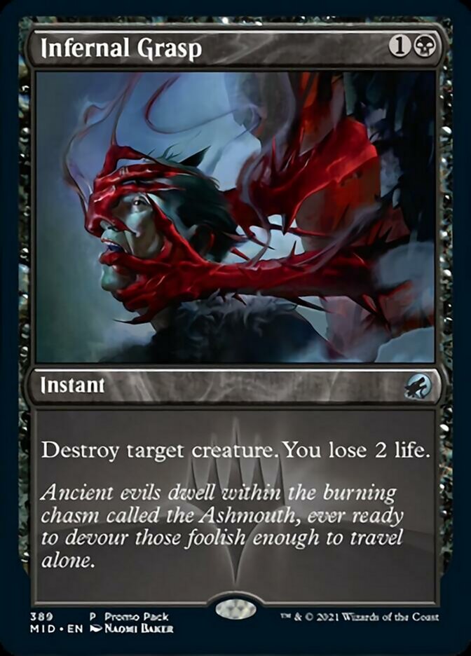 Infernal Grasp (Promo Pack) [Innistrad: Midnight Hunt Promos] | GnG Games