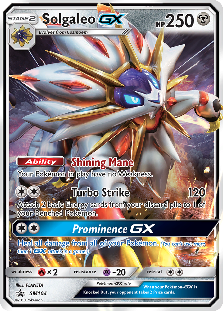 Solgaleo GX (SM104) [Sun & Moon: Black Star Promos] | GnG Games