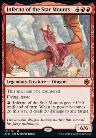 Inferno of the Star Mounts (Promo Pack) [Dungeons & Dragons: Adventures in the Forgotten Realms Promos] | GnG Games