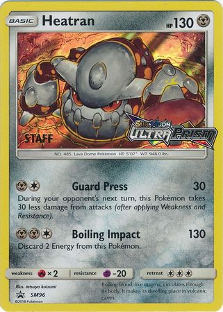 Heatran (SM96) (Staff Prerelease Promo) [Sun & Moon: Black Star Promos] | GnG Games