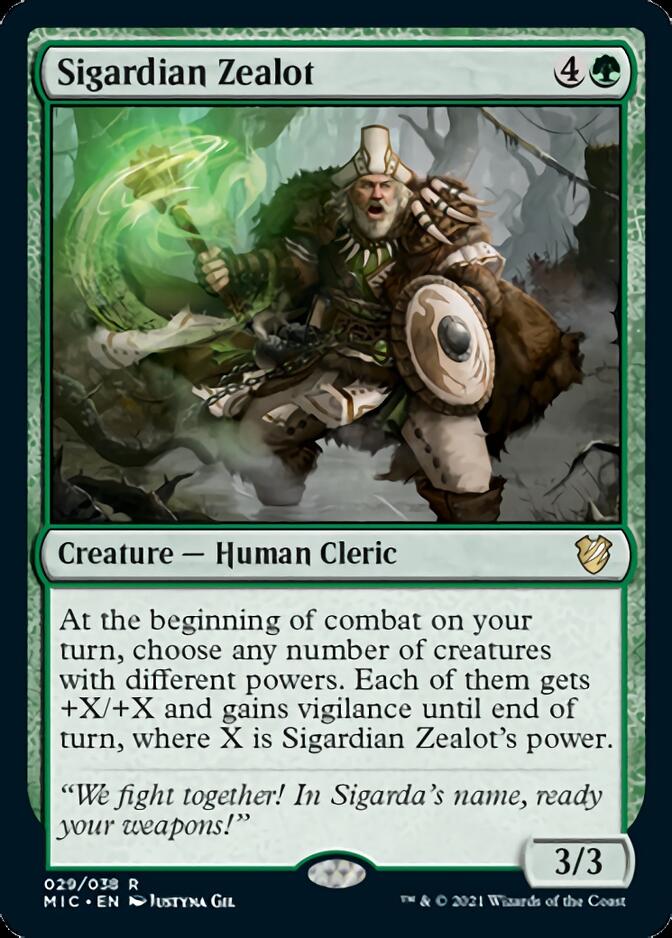 Sigardian Zealot [Innistrad: Midnight Hunt Commander] | GnG Games