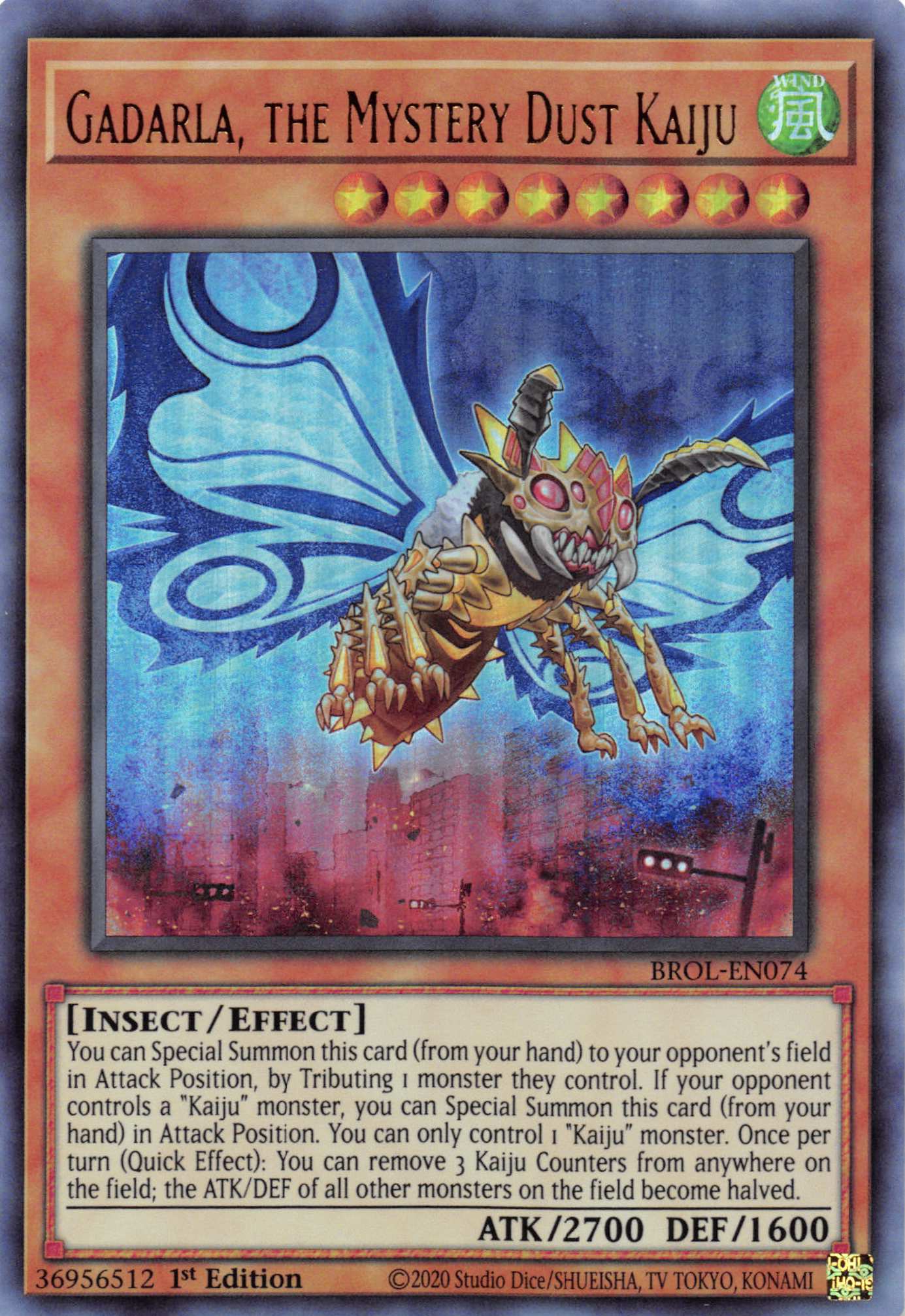 Gadarla, the Mystery Dust Kaiju [BROL-EN074] Ultra Rare | GnG Games