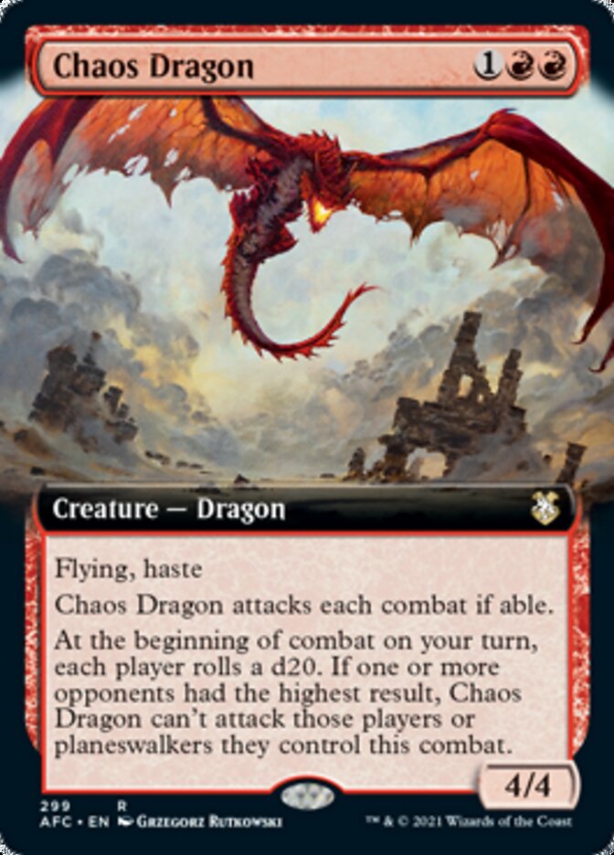 Chaos Dragon (Extended) [Dungeons & Dragons: Adventures in the Forgotten Realms Commander] | GnG Games