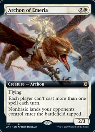 Archon of Emeria (Extended Art) [Zendikar Rising] | GnG Games