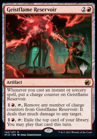 Geistflame Reservoir (Promo Pack) [Innistrad: Midnight Hunt Promos] | GnG Games