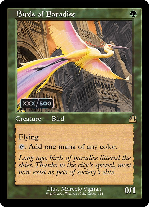 Birds of Paradise (Retro) (Serialized) [Ravnica Remastered] | GnG Games