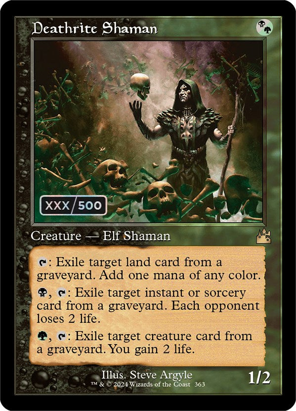 Deathrite Shaman (Retro) (Serialized) [Ravnica Remastered] | GnG Games