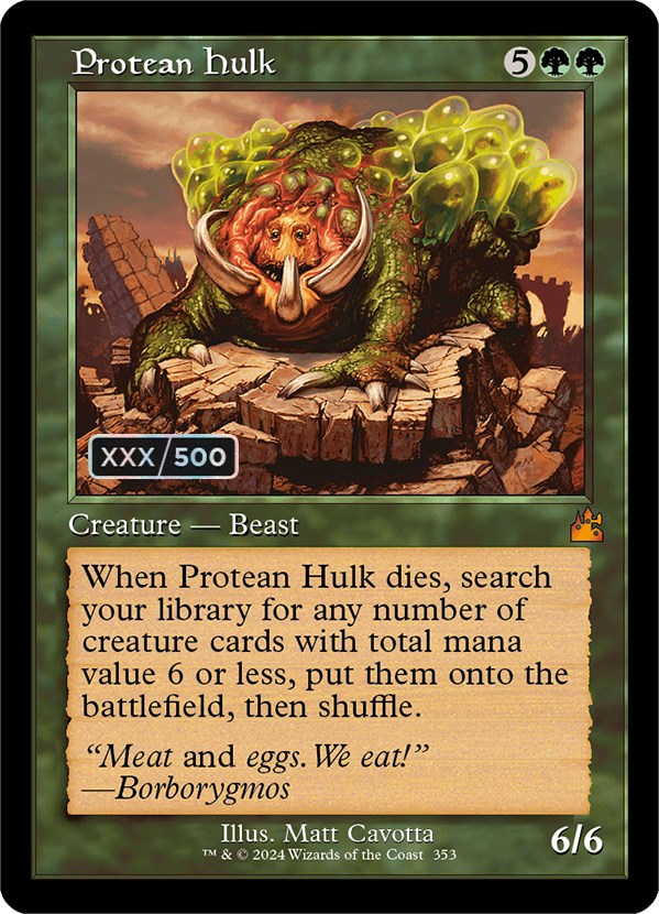 Protean Hulk (Retro) (Serialized) [Ravnica Remastered] | GnG Games