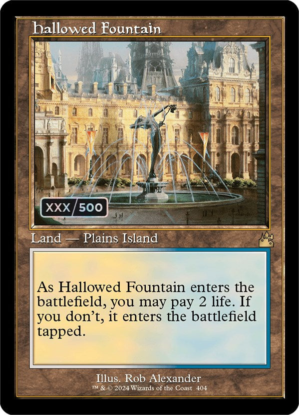 Hallowed Fountain (Retro) (Serialized) [Ravnica Remastered] | GnG Games