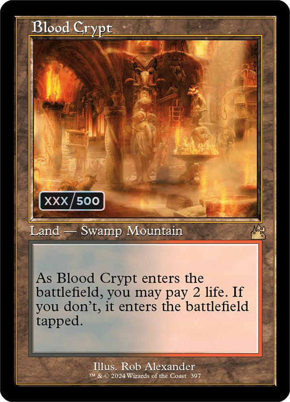 Blood Crypt (Retro) (Serialized) [Ravnica Remastered] | GnG Games