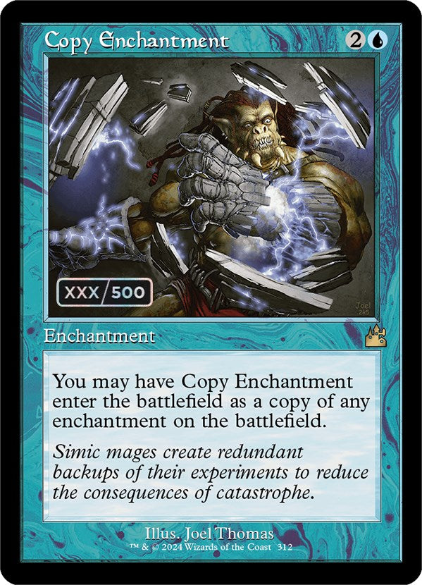 Copy Enchantment (Retro) (Serialized) [Ravnica Remastered] | GnG Games