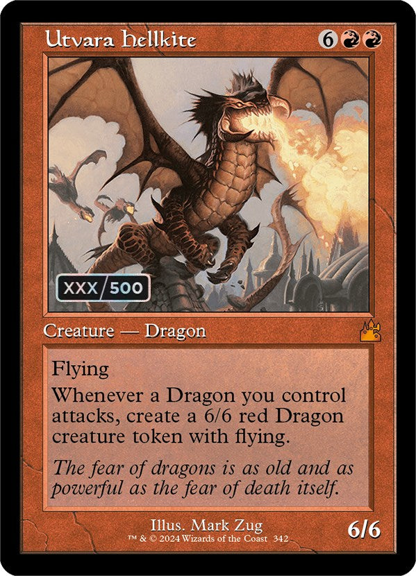 Utvara Hellkite (Retro) (Serialized) [Ravnica Remastered] | GnG Games