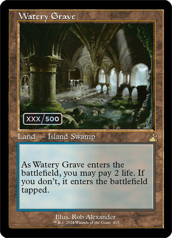 Watery Grave (Retro) (Serialized) [Ravnica Remastered] | GnG Games