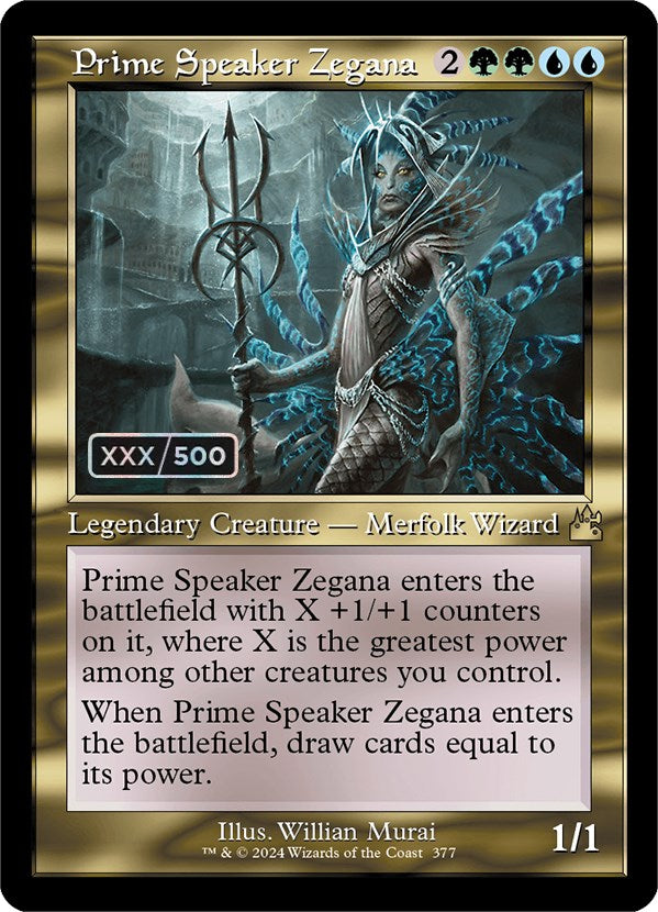 Prime Speaker Zegana (Retro) (Serialized) [Ravnica Remastered] | GnG Games