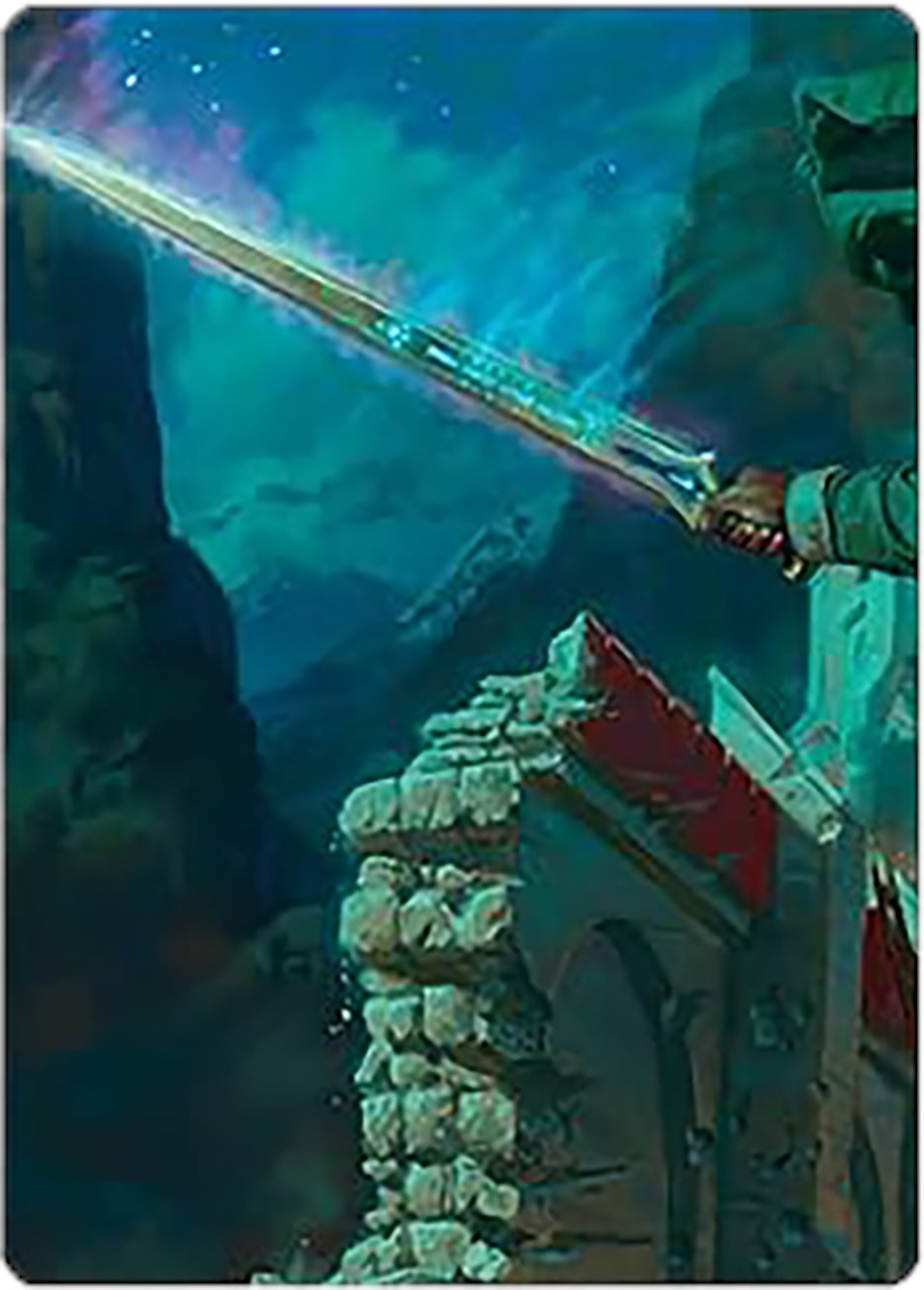 Anduril, Narsil Reforged Art Card [The Lord of the Rings: Tales of Middle-earth Art Series] | GnG Games