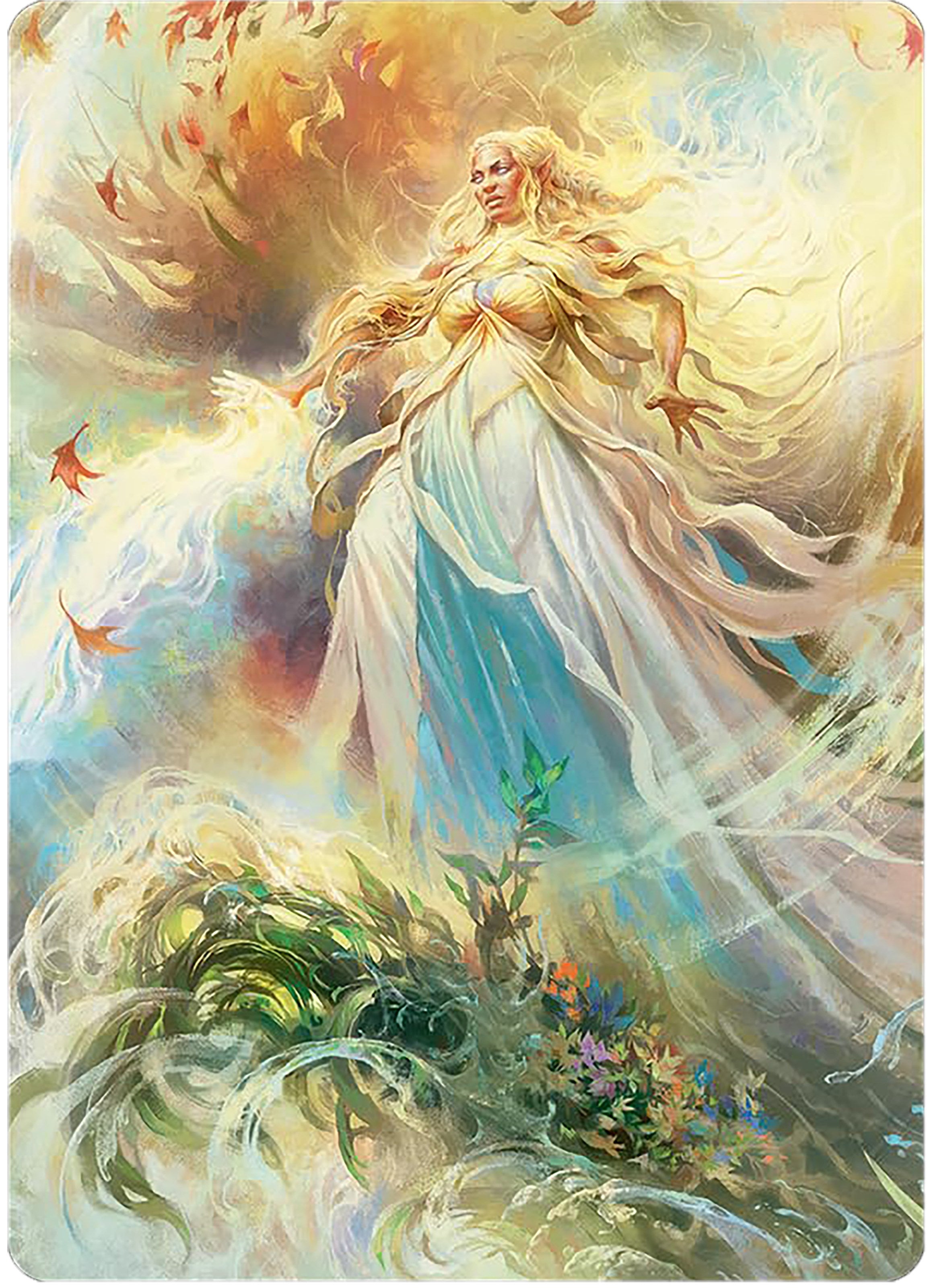 Galadriel, Light of Valinor Art Card [The Lord of the Rings: Tales of Middle-earth Art Series] | GnG Games