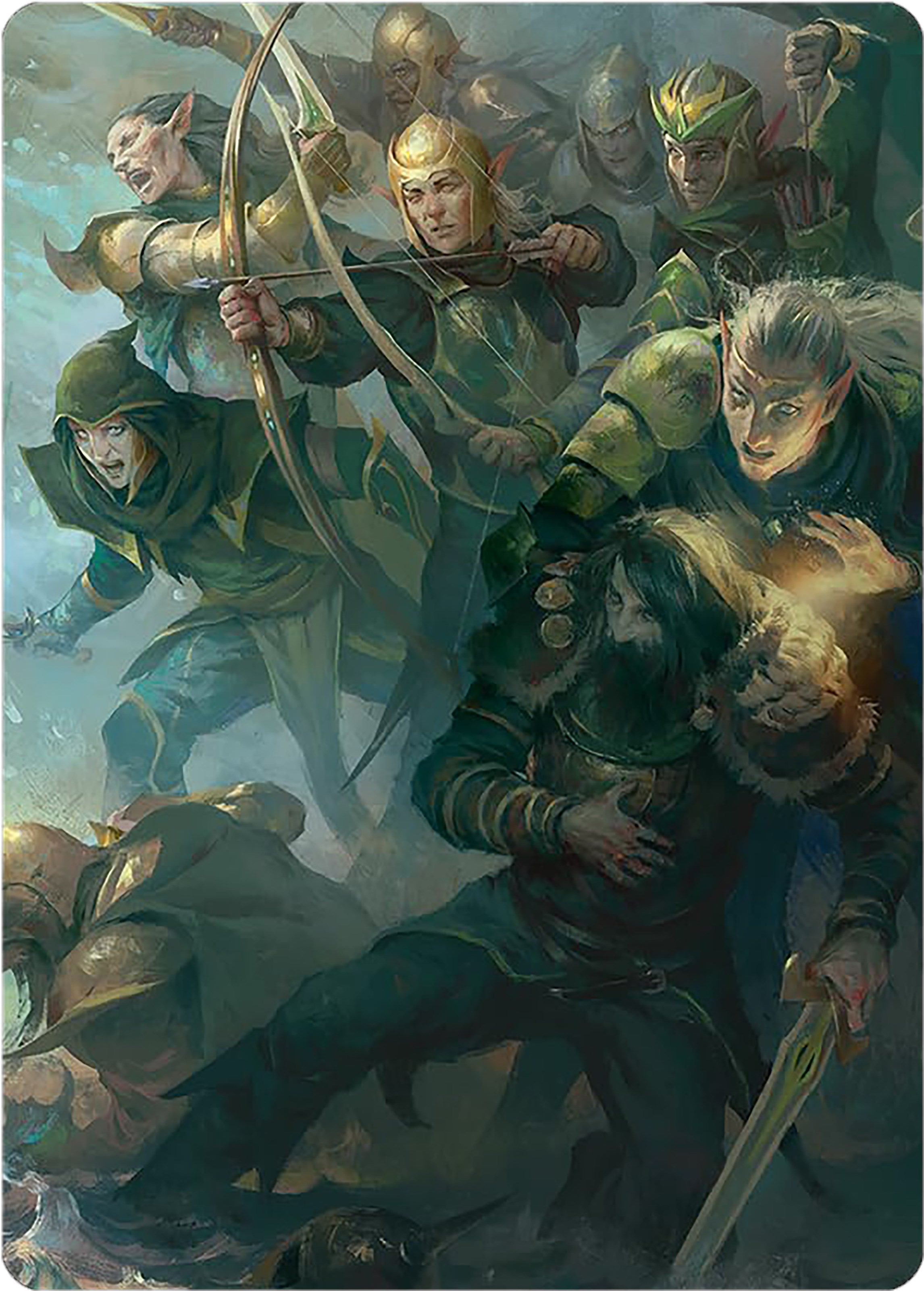 Galadhrim Brigade Art Card [The Lord of the Rings: Tales of Middle-earth Art Series] | GnG Games