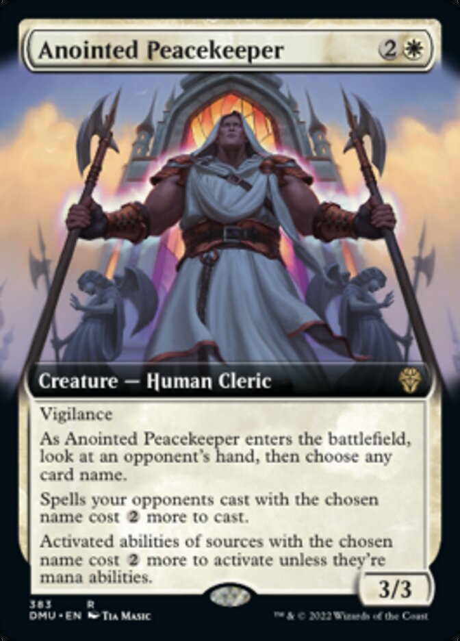 Anointed Peacekeeper (Extended Art) [Dominaria United] | GnG Games