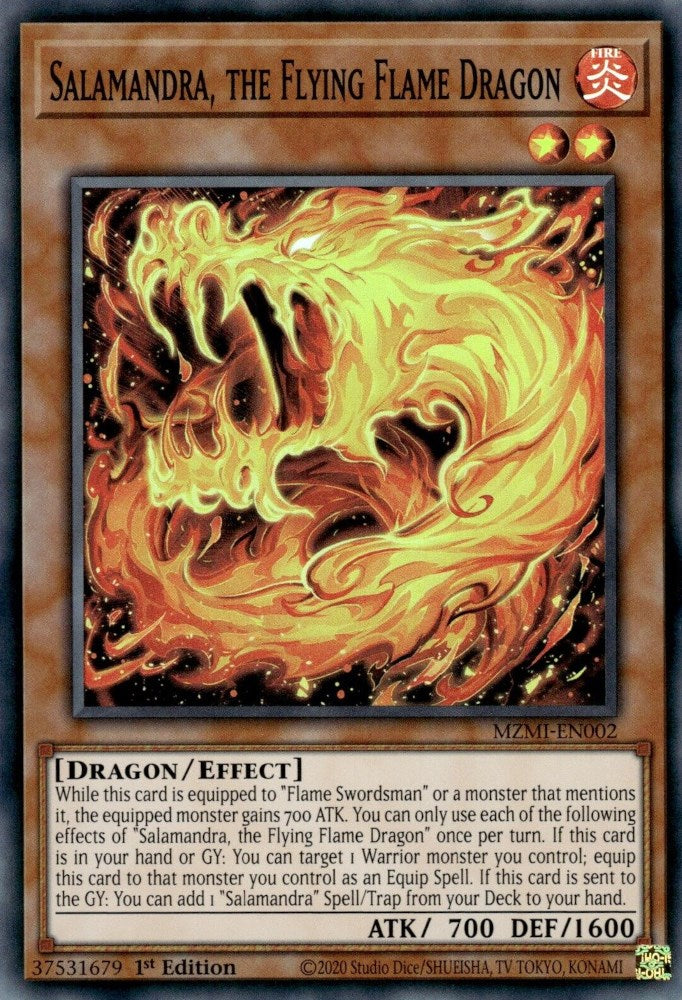 Salamandra, the Flying Flame Dragon [MZMI-EN002] Super Rare | GnG Games