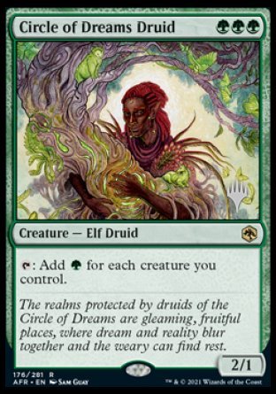 Circle of Dreams Druid (Promo Pack) [Dungeons & Dragons: Adventures in the Forgotten Realms Promos] | GnG Games