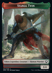 Soldier // Stangg Twin Double-sided Token [Dominaria United Tokens] | GnG Games