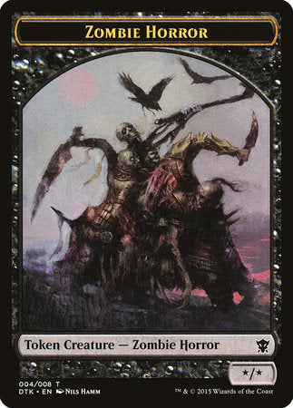 Zombie Horror Token [Dragons of Tarkir Tokens] | GnG Games