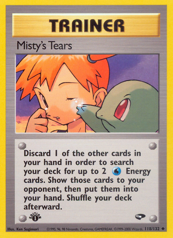 Misty's Tears (118/132) [Gym Challenge 1st Edition] | GnG Games