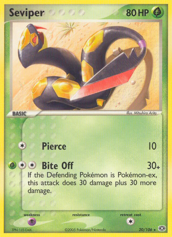 Seviper (20/106) [EX: Emerald] | GnG Games