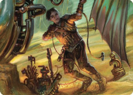 Mishra, Excavation Prodigy Art Card [The Brothers' War Art Series] | GnG Games