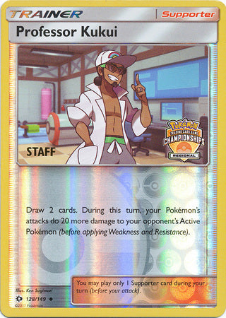 Professor Kukui (128/149) (Regional Championship Promo Staff) [Sun & Moon: Base Set] | GnG Games