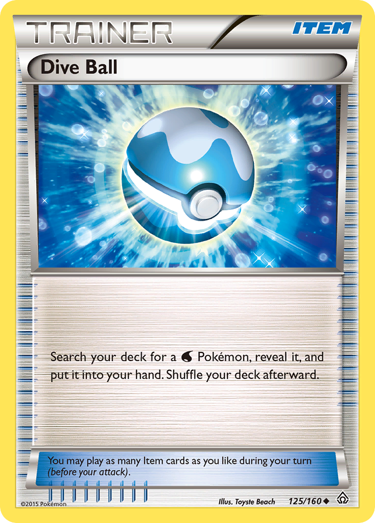 Dive Ball (125/160) [XY: Primal Clash] | GnG Games