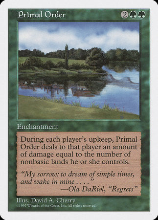 Primal Order [Fifth Edition] | GnG Games