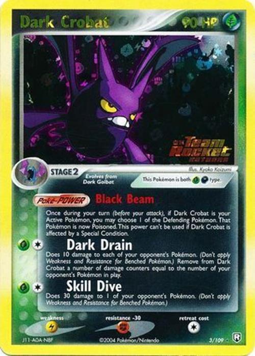 Dark Crobat (3/109) (Stamped) [EX: Team Rocket Returns] | GnG Games