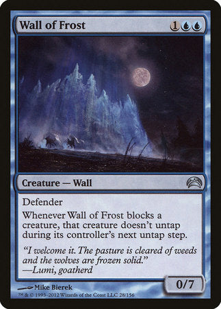 Wall of Frost [Planechase 2012] | GnG Games