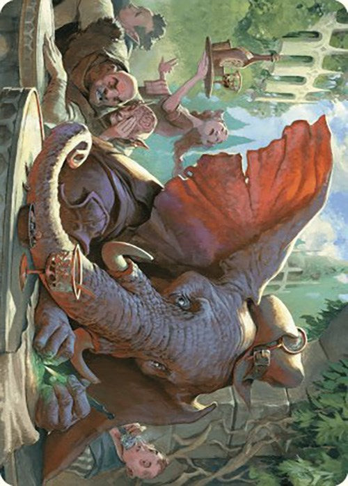 Loxodon Eavesdropper Art Card [Murders at Karlov Manor Art Series] | GnG Games