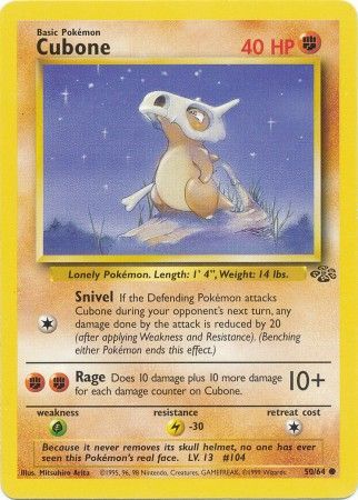 Cubone (50/64) [Jungle Unlimited] | GnG Games