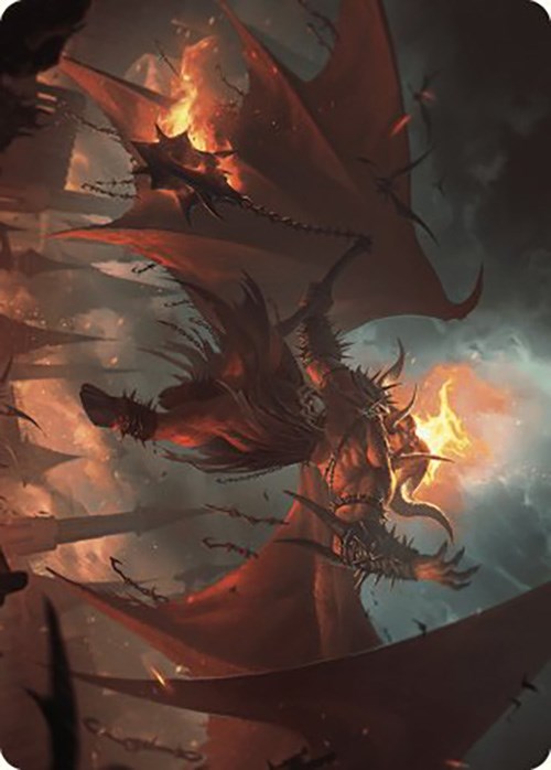 Rakdos, Patron of Chaos Art Card (22/49) [Murders at Karlov Manor Art Series] | GnG Games