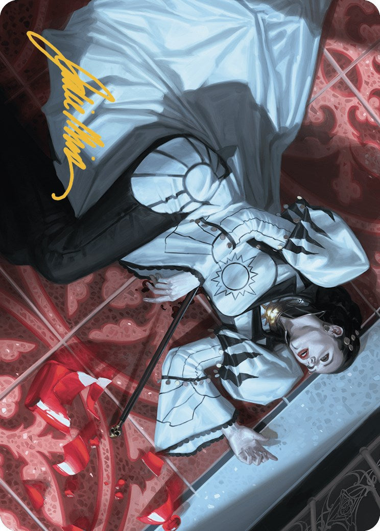Deadly Complication Art Card (18/49) (Gold-Stamped Signature) [Murders at Karlov Manor Art Series] | GnG Games
