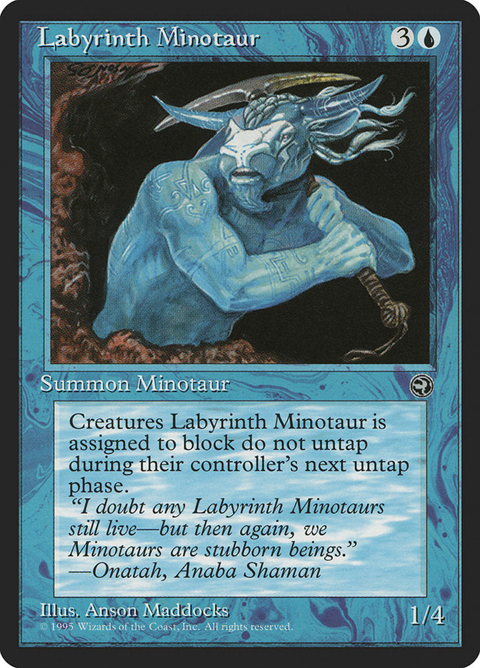 Labyrinth Minotaur (Onatah Flavor Text) [Homelands] | GnG Games