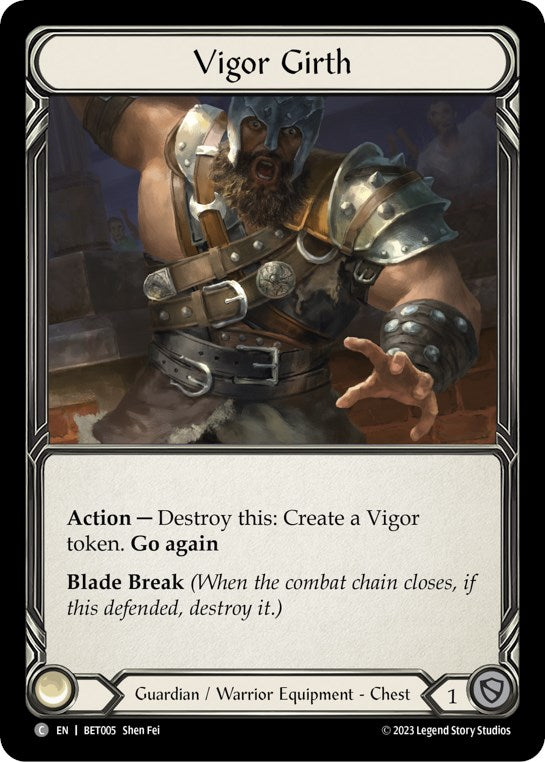 Vigor Girth [BET005] (Heavy Hitters Betsy Blitz Deck) | GnG Games