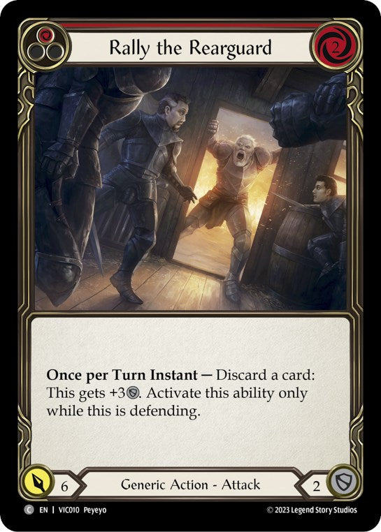Rally the Rearguard (Red) [VIC010] (Heavy Hitters Victor Blitz Deck) | GnG Games