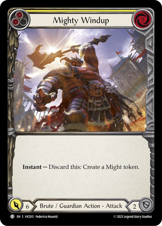Mighty Windup (Yellow) [VIC015] (Heavy Hitters Victor Blitz Deck) | GnG Games