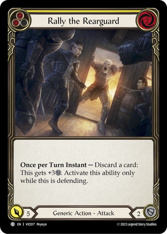Rally the Rearguard (Yellow) [VIC017] (Heavy Hitters Victor Blitz Deck) | GnG Games
