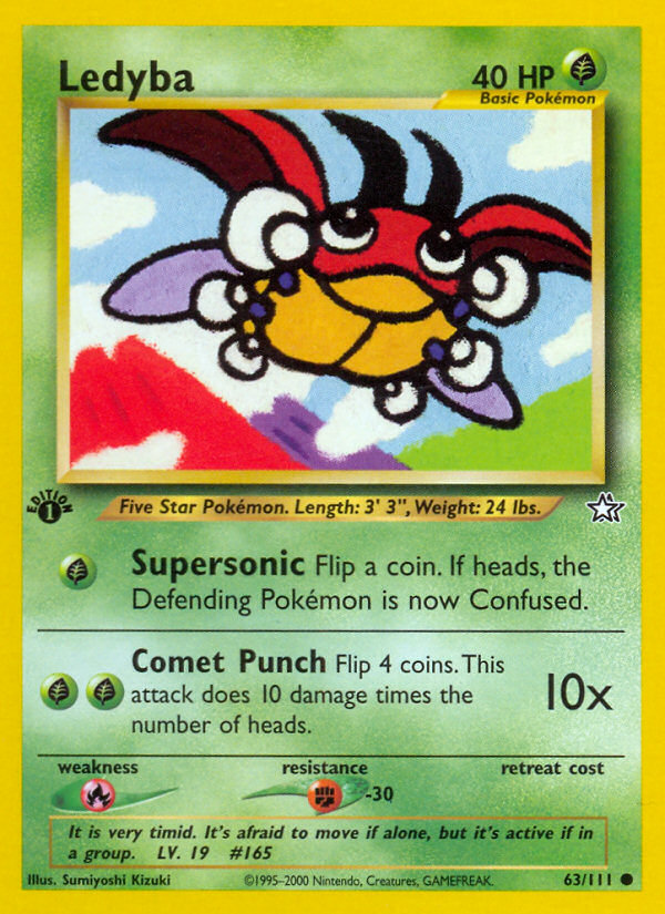 Ledyba (63/111) [Neo Genesis 1st Edition] | GnG Games