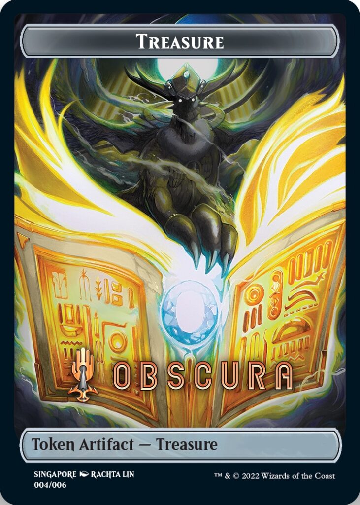 Treasure Token (Obscura) (Southeast Asia Artists) [Streets of New Capenna Tokens] | GnG Games