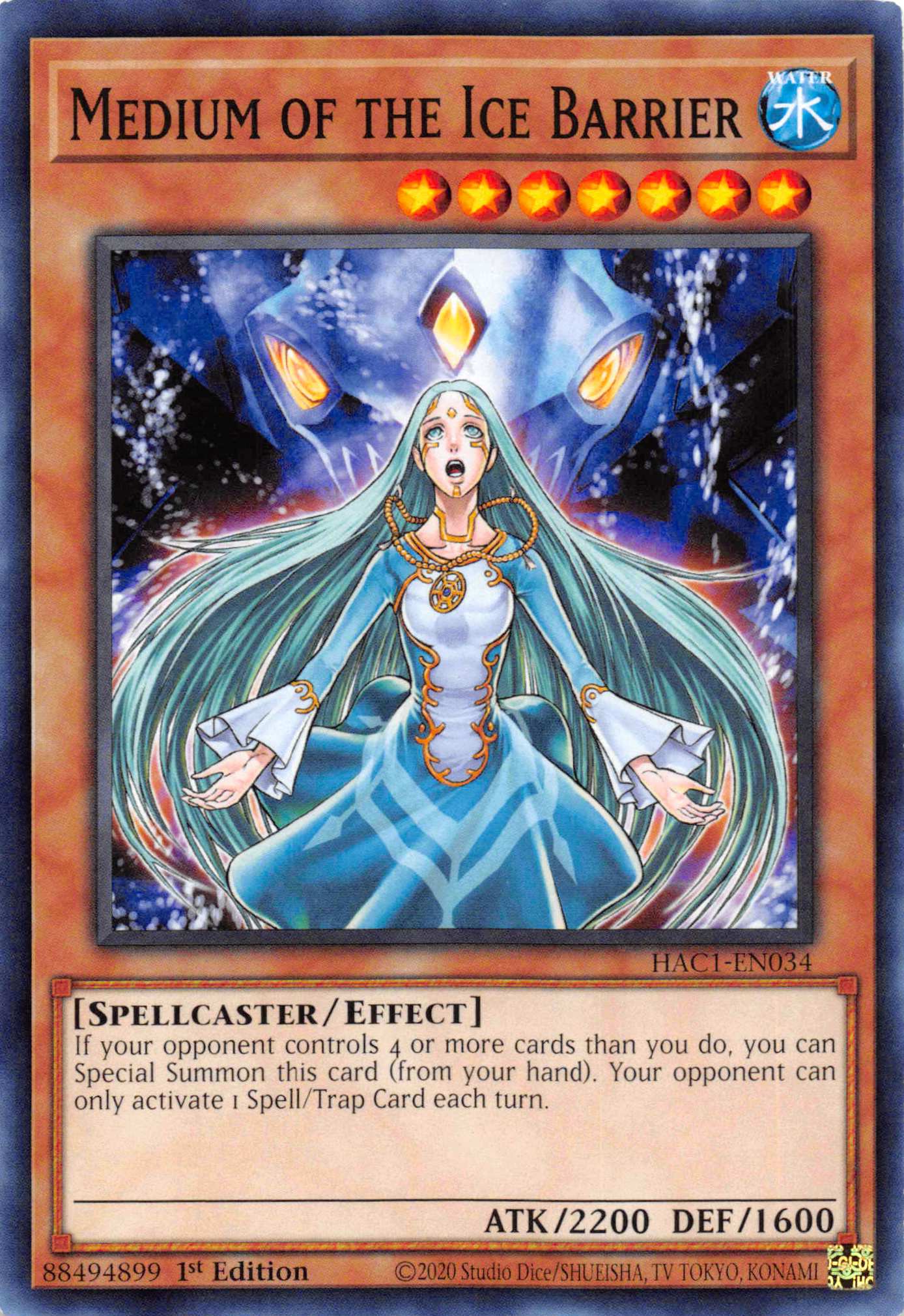 Medium of the Ice Barrier (Duel Terminal) [HAC1-EN034] Parallel Rare | GnG Games