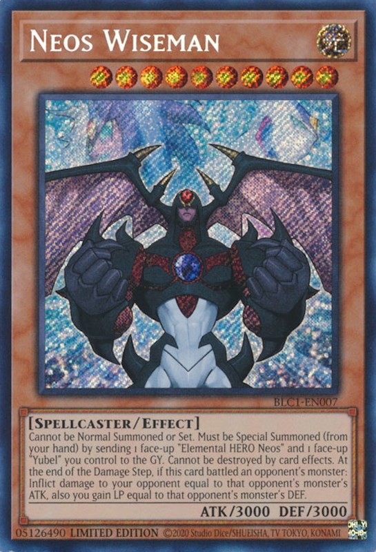 Neos Wiseman [BLC1-EN007] Secret Rare | GnG Games