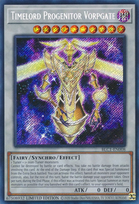 Timelord Progenitor Vorpgate [BLC1-EN008] Secret Rare | GnG Games