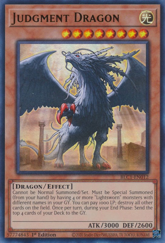 Judgment Dragon [BLC1-EN012] Ultra Rare | GnG Games